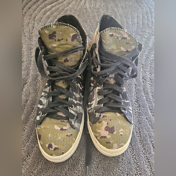 Sun and Stone mens size 10 high top camo - Picture 1 of 10
